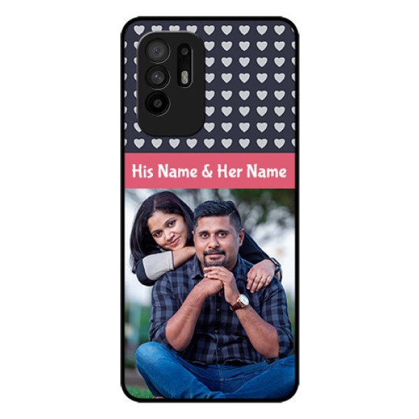 Oppo F19 Pro Plus 5G Custom Glass Mobile Case - Love Symbols Design