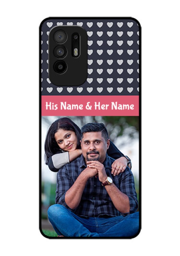 Oppo F19 Pro Plus 5G Custom Glass Mobile Case - Love Symbols Design