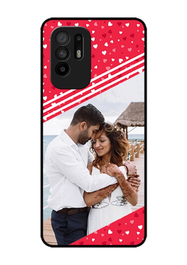 Oppo F19 Pro Plus 5G Custom Glass Mobile Case - Valentines Gift Design