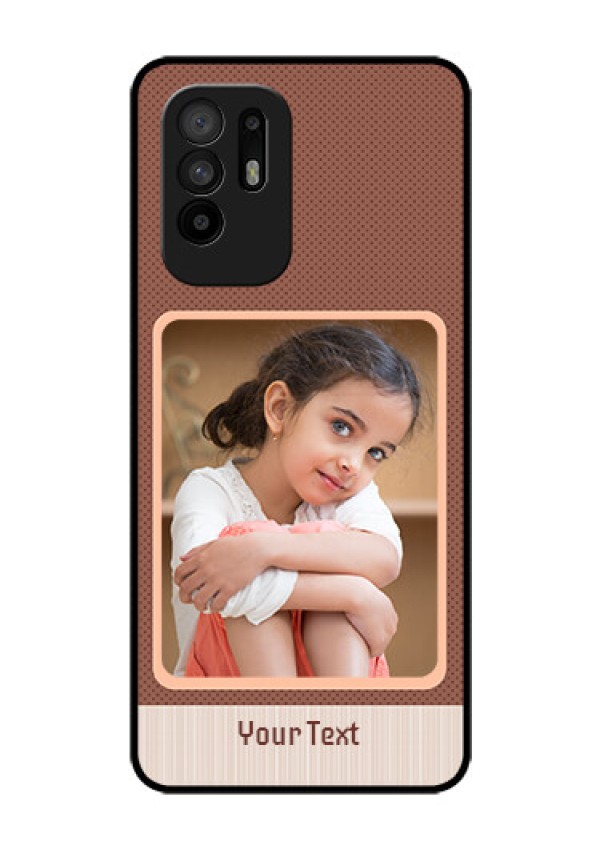 Oppo F19 Pro Plus 5G Custom Glass Phone Case - Simple Pic Upload Design