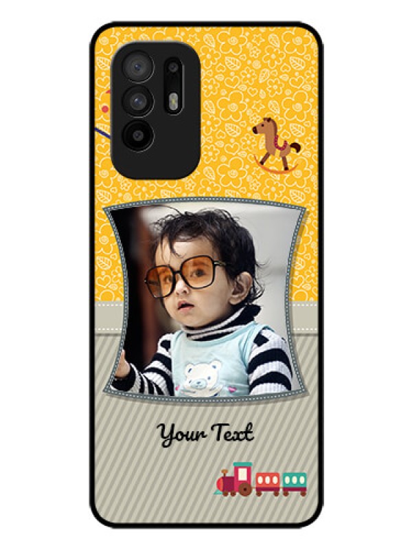 Custom Oppo F19 Pro Plus 5G Personalized Glass Phone Case - Baby Picture Upload Design