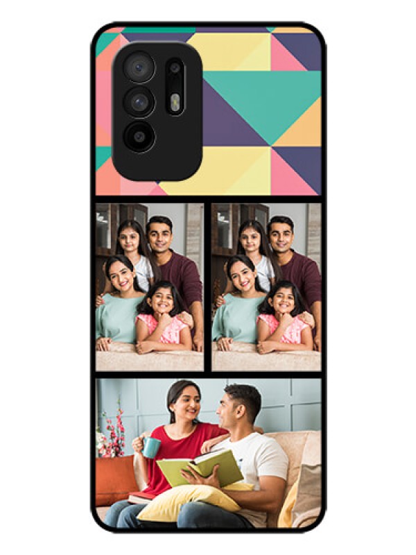 Custom Oppo F19 Pro Plus 5G Custom Glass Phone Case - Bulk Pic Upload Design