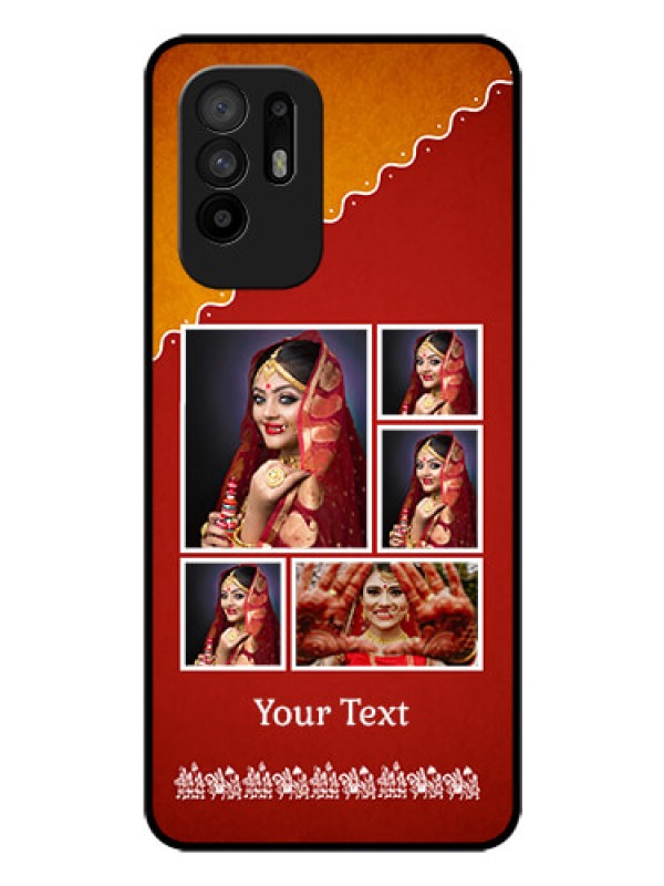 Custom Oppo F19 Pro Plus 5G Personalized Glass Phone Case - Wedding Pic Upload Design