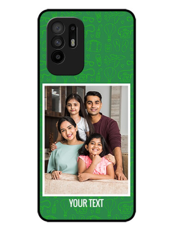 Custom Oppo F19 Pro Plus 5G Personalized Glass Phone Case - Picture Upload Design