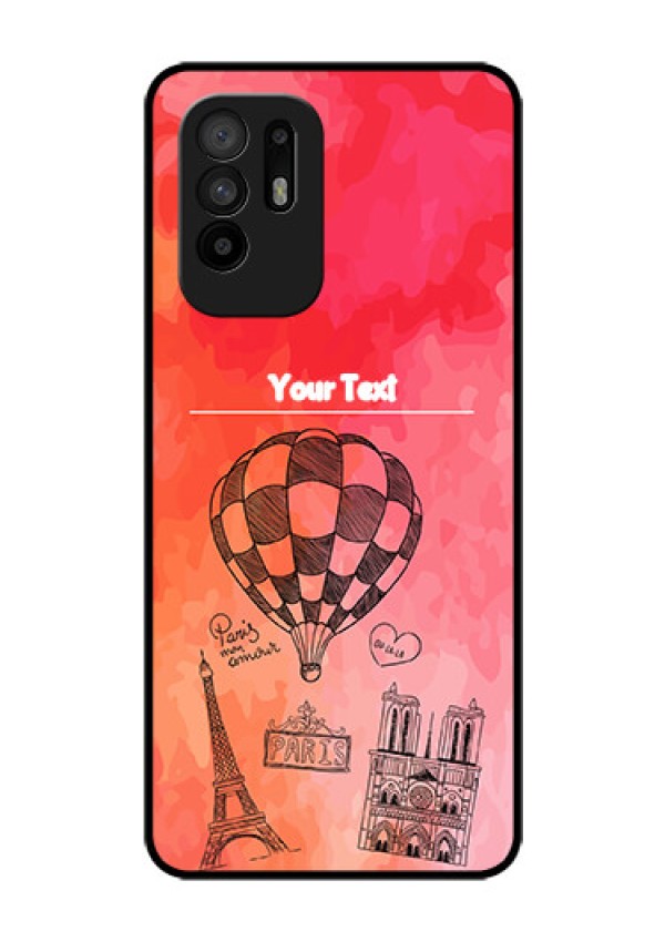Oppo F19 Pro Plus 5G Custom Glass Phone Case - Paris Theme Design