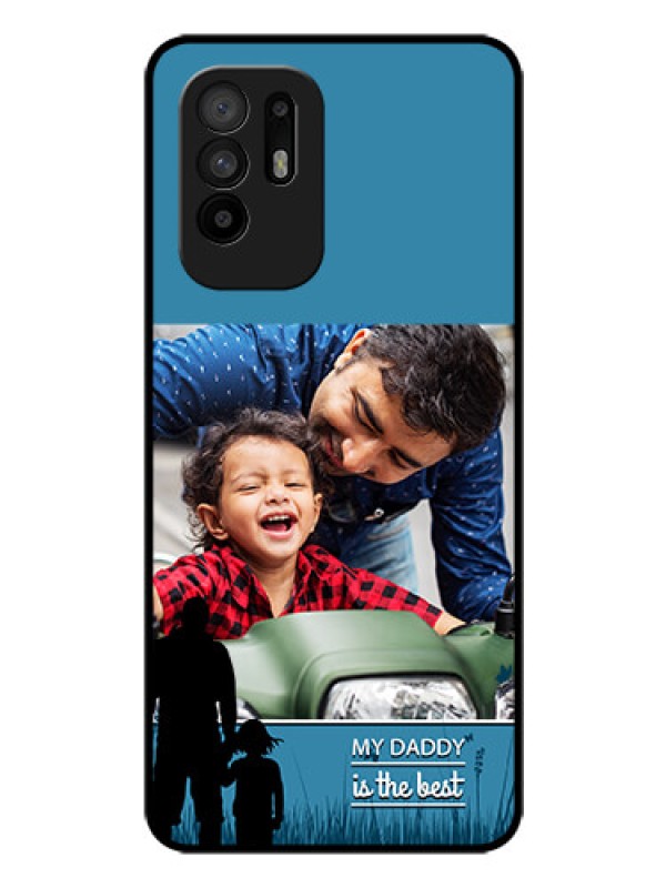 Custom Oppo F19 Pro Plus 5G Custom Glass Mobile Case - Best dad design 