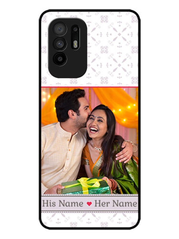 Custom Oppo F19 Pro Plus 5G Custom Glass Mobile Case - with Photo and Ethnic Design