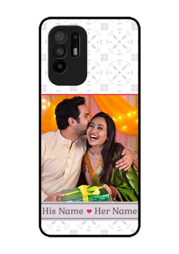 Oppo F19 Pro Plus 5G Custom Glass Mobile Case - with Photo and Ethnic Design