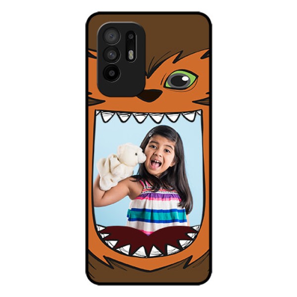 Oppo F19 Pro Plus 5G Photo Printing on Glass Case - Owl Monster Back Case Design Oppo F19 Pro Plus 5G Photo Printing on Glass Case - Owl Monster Back Case Design
