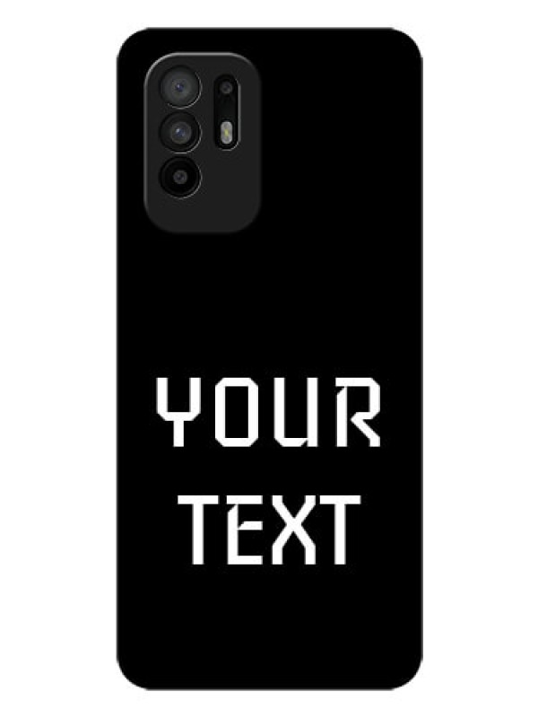 Custom Oppo F19 Pro Plus 5G Your Name on Glass Phone Case