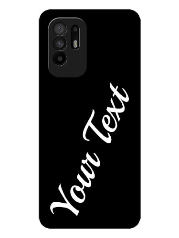 Custom Oppo F19 Pro Plus 5G Custom Glass Mobile Cover with Your Name