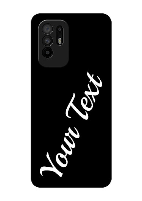Oppo F19 Pro Plus 5G Custom Glass Mobile Cover with Your Name