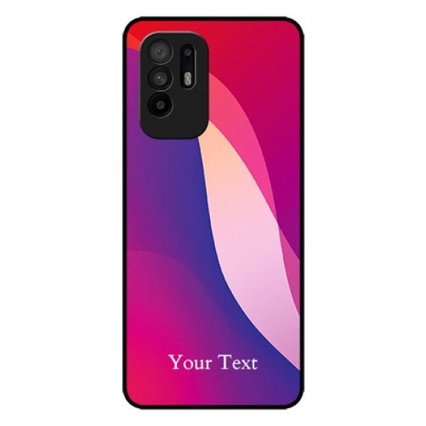 Oppo F19 Pro Plus 5G Personalized Glass Phone Case - Digital abstract Overlap Design Oppo F19 Pro Plus 5G Personalized Glass Phone Case - Digital abstract Overlap Design