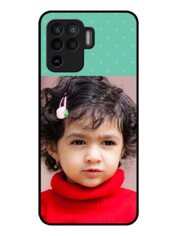 Custom Oppo F19 Pro Custom Glass Phone Case - Lovers Picture Design