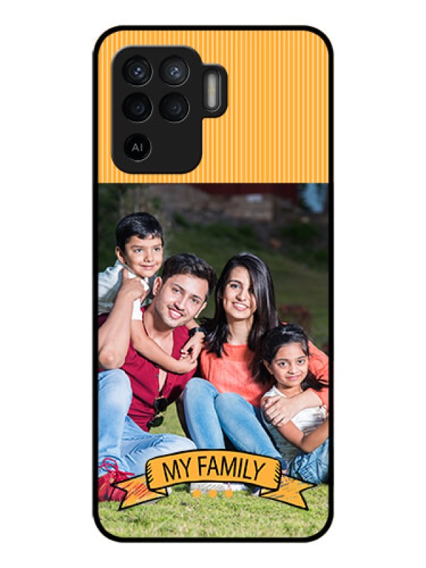 Custom Oppo F19 Pro Custom Glass Phone Case - My Family Design