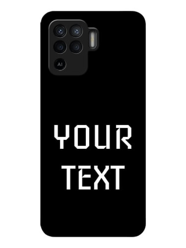 Custom Oppo F19 Pro Your Name on Glass Phone Case