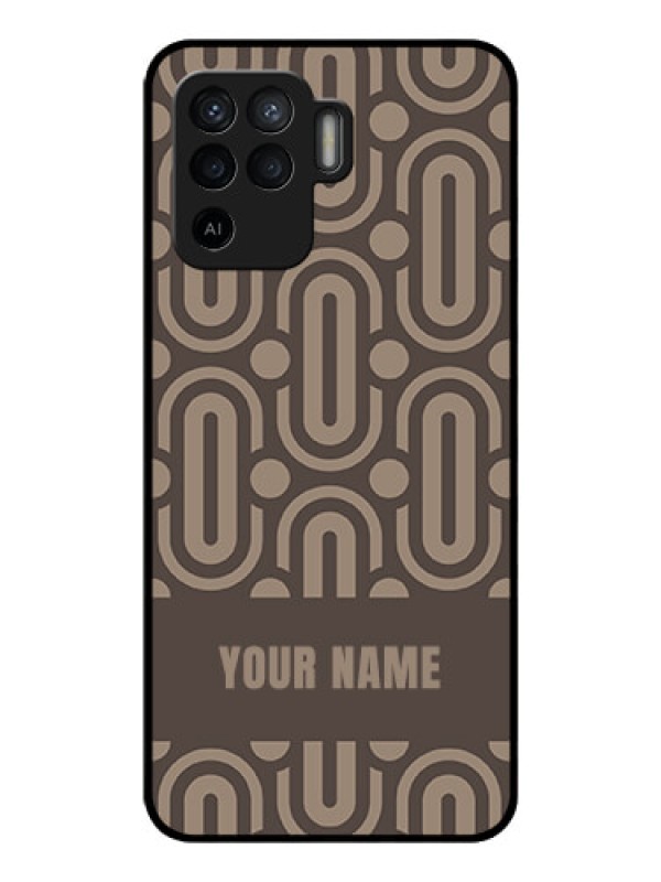 Custom Oppo F19 Pro Custom Glass Phone Case - Captivating Zero Pattern Design