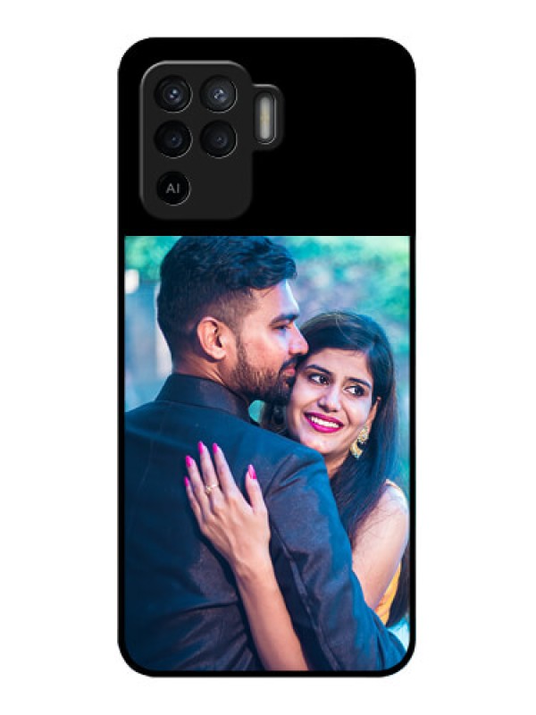 Custom Oppo F19 Pro Custom Glass Phone Case - Upload Full Picture With Custom Color Design