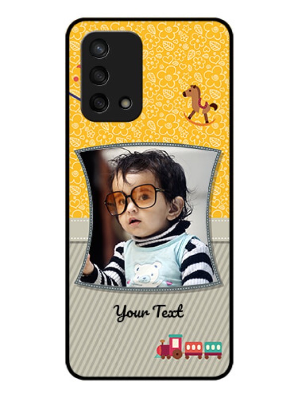 Custom Oppo F19 Personalized Glass Phone Case - Baby Picture Upload Design