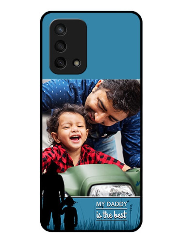 Custom Oppo F19 Custom Glass Mobile Case - Best dad design 
