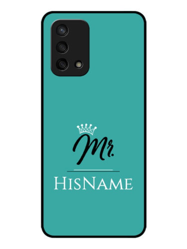 Custom Oppo F19 Custom Glass Phone Case Mr with Name