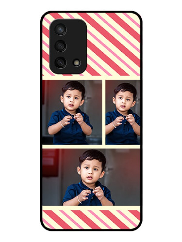 Custom Oppo F19s Personalized Glass Phone Case - Picture Upload Mobile Case Design