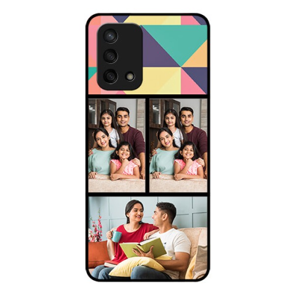 Oppo F19s Custom Glass Phone Case - Bulk Pic Upload Design
