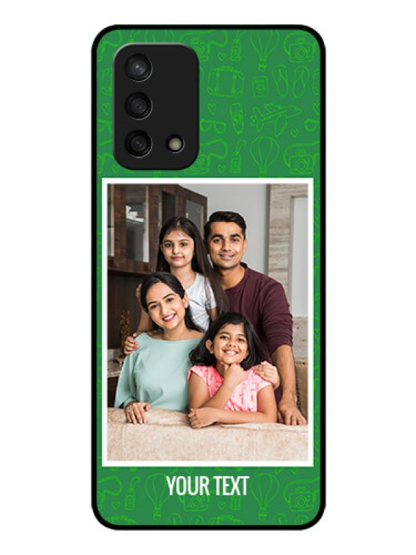 Custom Oppo F19s Personalized Glass Phone Case - Picture Upload Design