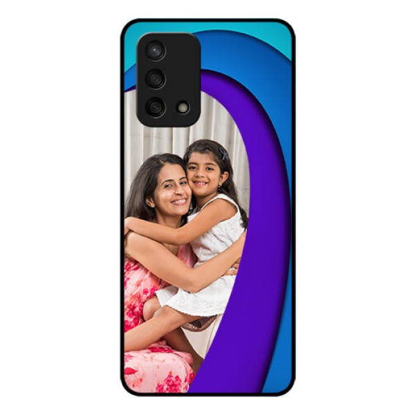 Oppo F19s Photo Printing on Glass Case - Simple Pattern Design