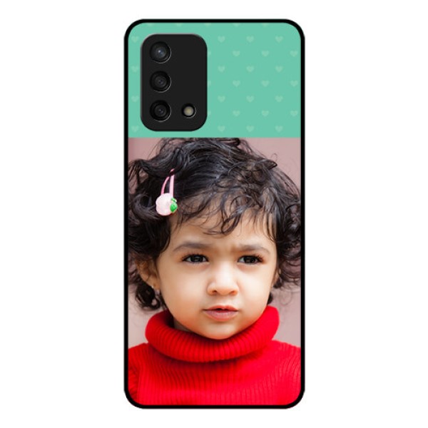 Oppo F19s Custom Glass Phone Case - Lovers Picture Design