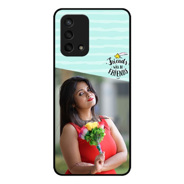 Oppo F19s Custom Glass Phone Case - Friends Picture Icon Design Oppo F19s Custom Glass Phone Case - Friends Picture Icon Design