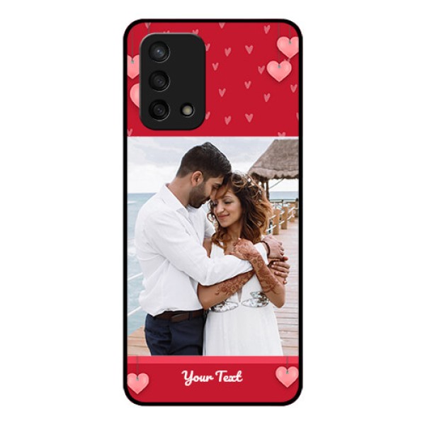 Oppo F19s Custom Glass Phone Case - Valentines Day Design
