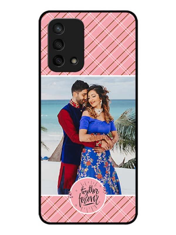 Custom Oppo F19s Personalized Glass Phone Case - Together Forever Design