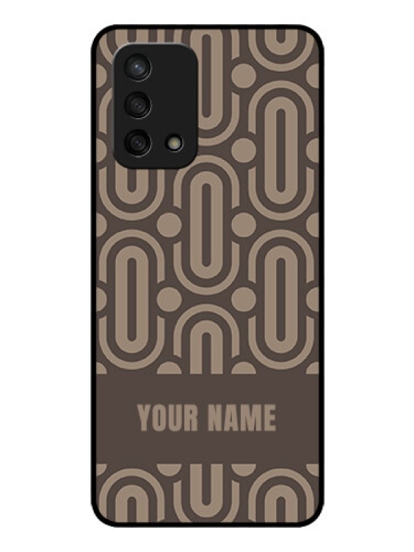 Custom Oppo F19s Custom Glass Phone Case - Captivating Zero Pattern Design
