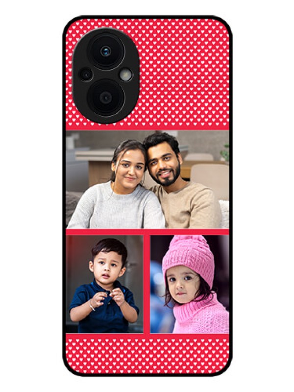Custom Oppo F21 Pro 5G Personalized Glass Phone Case - Bulk Pic Upload Design