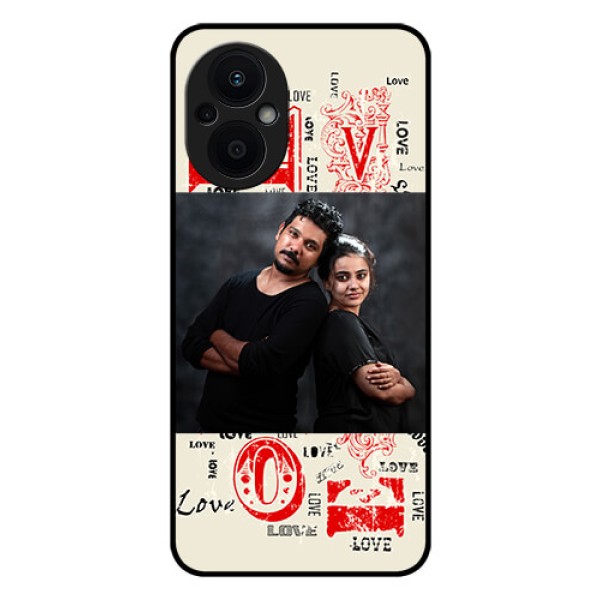 Oppo F21 Pro 5G Photo Printing on Glass Case - Trendy Love Design Case Oppo F21 Pro 5G Photo Printing on Glass Case - Trendy Love Design Case