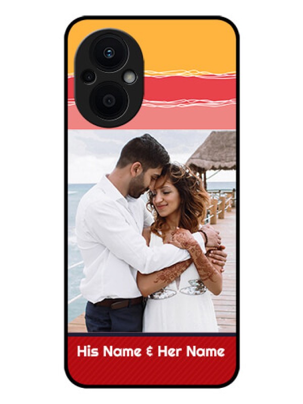 Custom Oppo F21 Pro 5G Custom Glass Mobile Case - Colorful Case Design