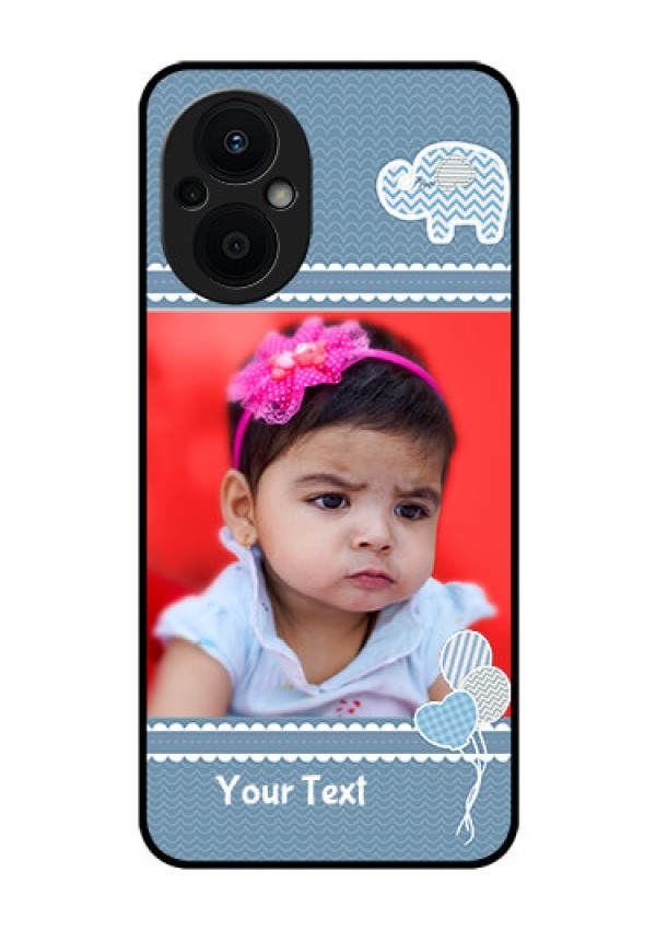 Oppo F21 Pro 5G Photo Printing on Glass Case - with Kids Pattern Design