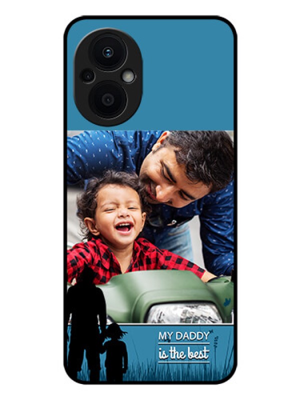 Custom Oppo F21 Pro 5G Custom Glass Mobile Case - Best dad design