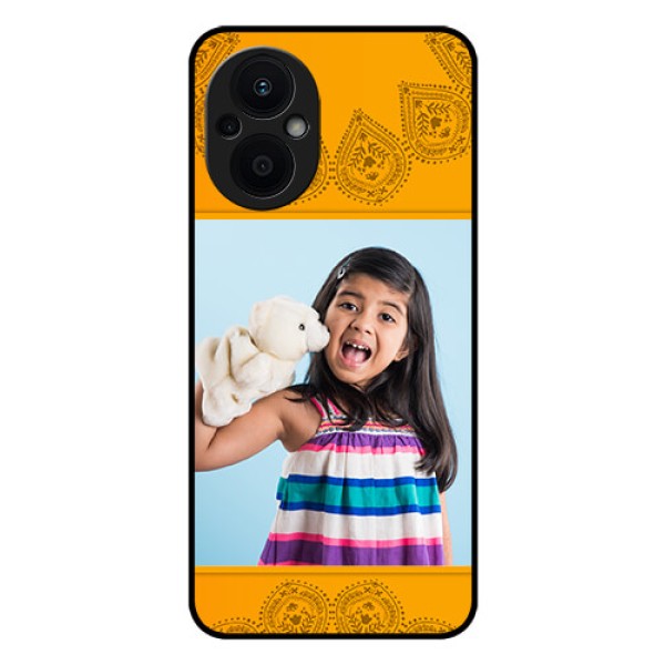 Oppo F21 Pro 5G Personalized Glass Phone Case - Photo Wedding Design
