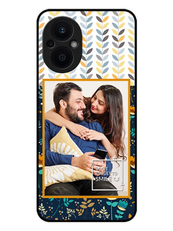 Custom Oppo F21 Pro 5G Custom Glass Mobile Case - Pattern Design