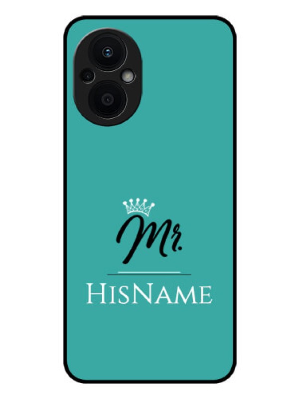 Custom Oppo F21 Pro 5G Custom Glass Phone Case Mr with Name