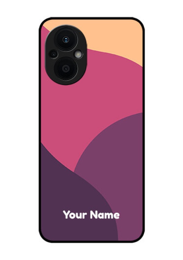 Oppo F21 Pro 5G Custom Glass Phone Case - Mixed Multi-colour abstract art Design
