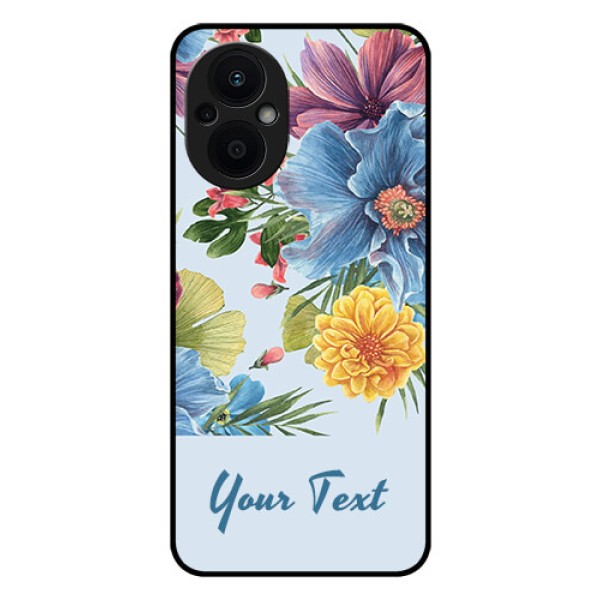 Oppo F21 Pro 5G Custom Glass Mobile Case - Stunning Watercolored Flowers Painting Design Oppo F21 Pro 5G Custom Glass Mobile Case - Stunning Watercolored Flowers Painting Design