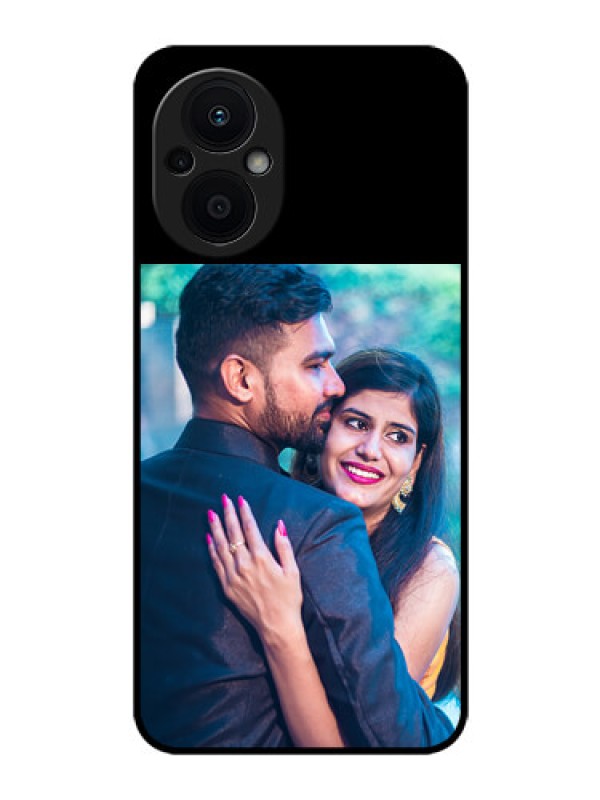 Custom Oppo F21 Pro 5G Custom Glass Phone Case - Upload Full Picture With Custom Color Design