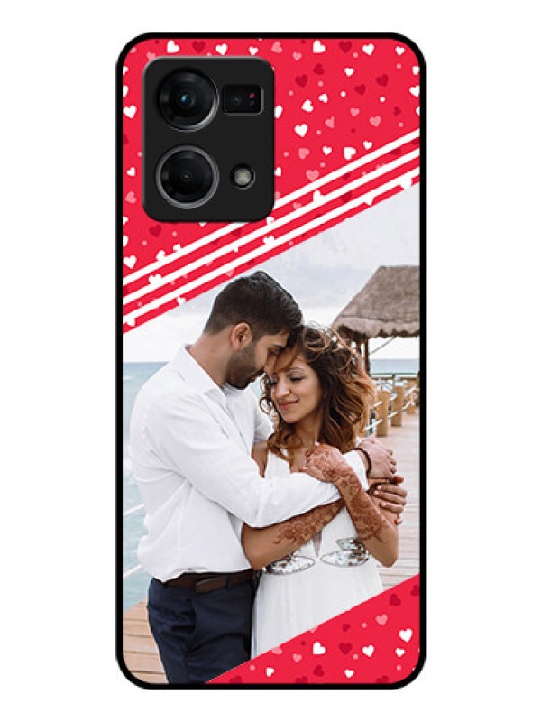 Custom Oppo F21 Pro Custom Glass Mobile Case - Valentines Gift Design