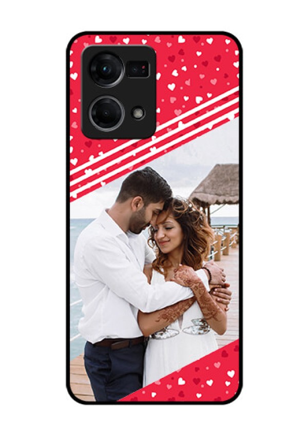 Oppo F21 Pro Custom Glass Mobile Case - Valentines Gift Design