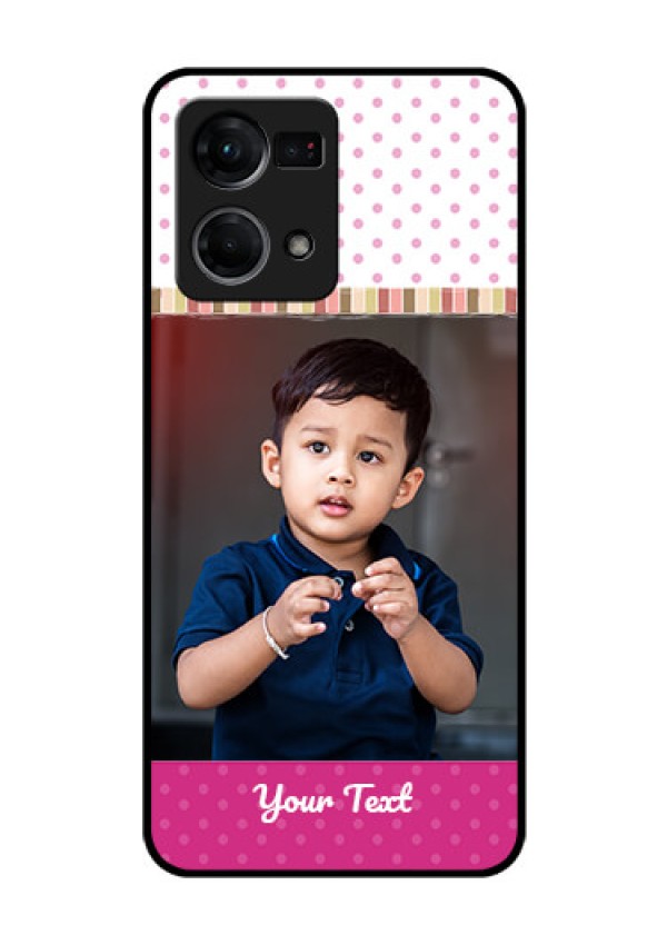 Oppo F21 Pro Photo Printing on Glass Case - Cute Girls Cover Design