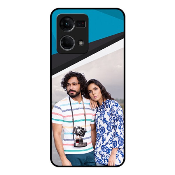 Oppo F21 Pro Photo Printing on Glass Case - Simple Pattern Photo Upload Design Oppo F21 Pro Photo Printing on Glass Case - Simple Pattern Photo Upload Design