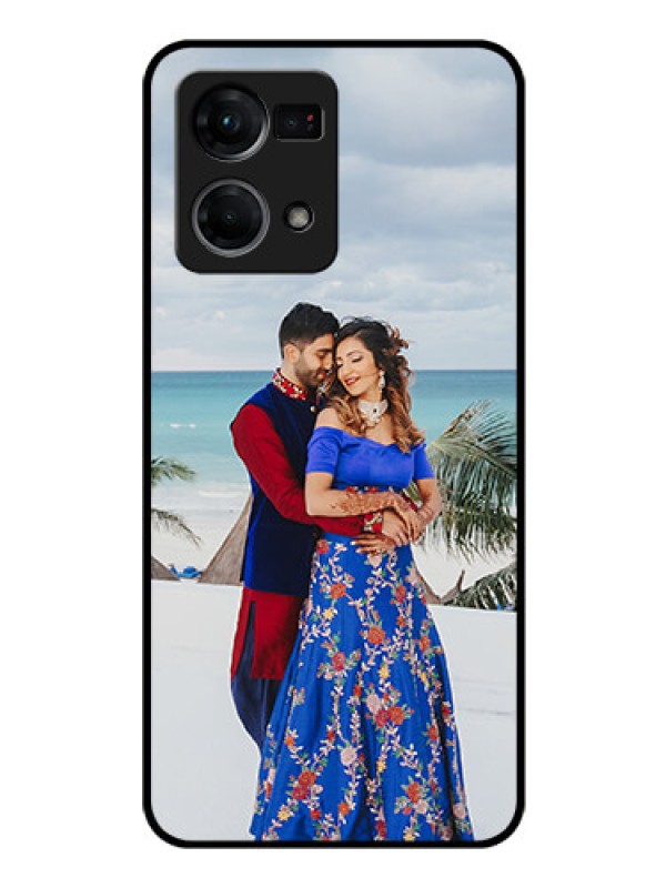 Custom Oppo F21 Pro Photo Printing on Glass Case - Upload Full Picture Design